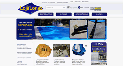 Desktop Screenshot of lojadaslonas.com.br